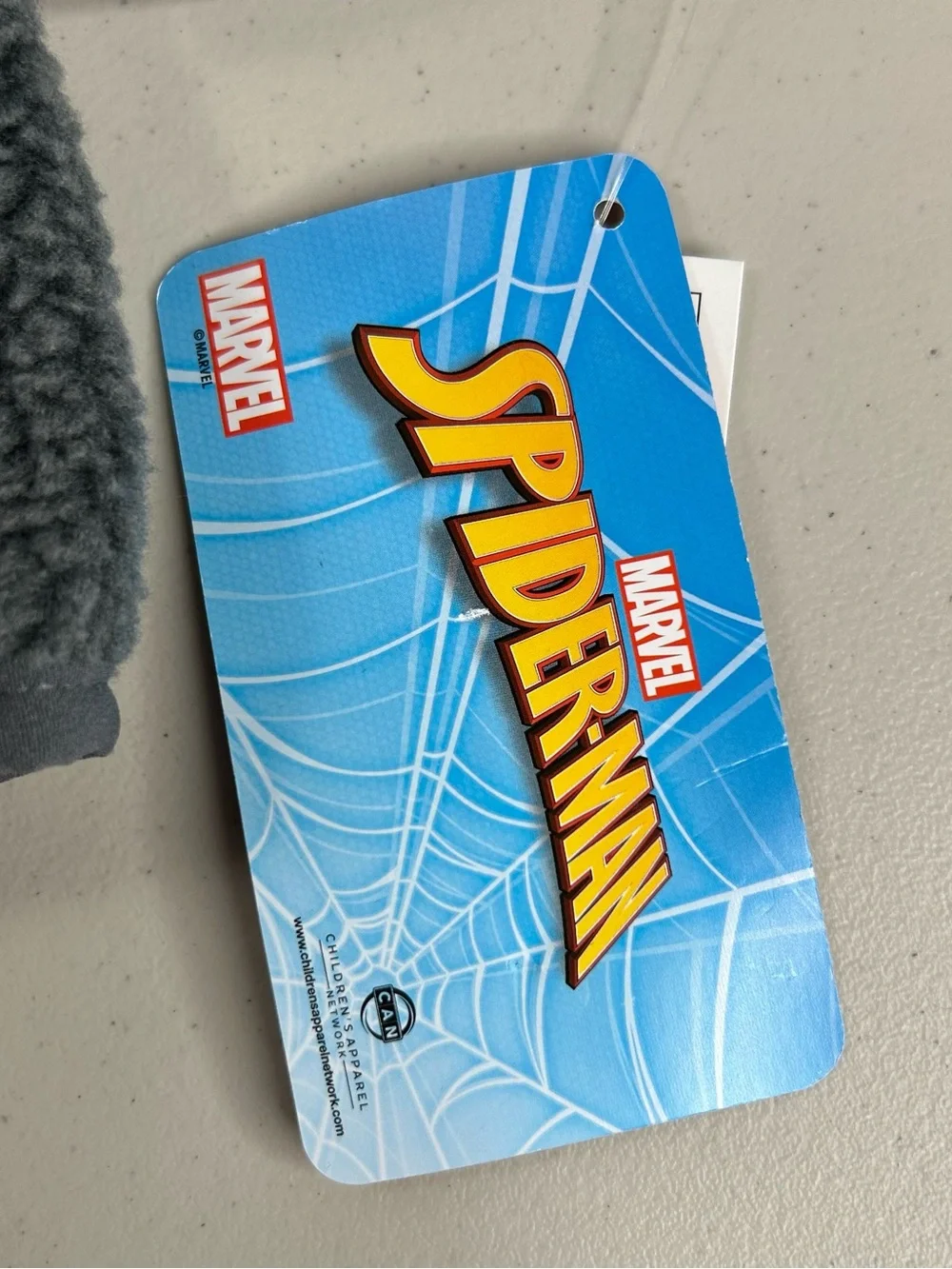 Marvel Spider Man Miles Morales Boys Gray Full Zip Fleece  Size 5T